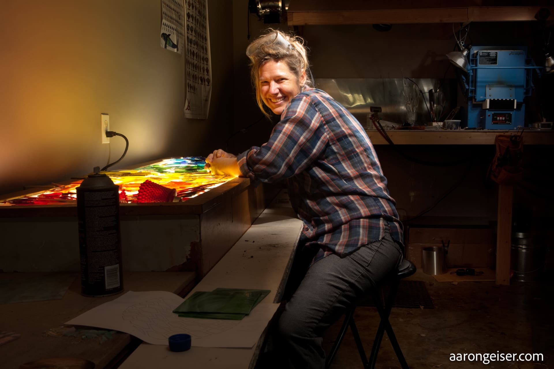 Marrilee Ratcliffe in her studio in Austin, Texas.